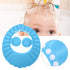 Srliya Baby Shower Shampoo Bath Cover Soft Adjustable Visor Hat for Toddlers Silicone Hair Sun Ear for Kids (Blue)