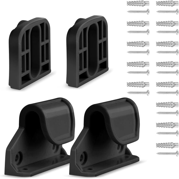 Retractable Baby Gate Replacement Parts, 55" W x 33" H Likzest Extensions (Includes 2 x Latches + 2 x Brackets + Screws)