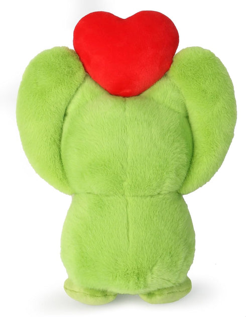 9.8" Cute Frog Plush Toy With Red Heart - Stuffed Animal Plushie for Valentine's Day, Birthday, Christmas - Soft Gift