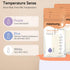 6 50pcs Breastmilk Storing Bags, Temp-Sensing Discoloration Milk Storing Bags for Breastfeeding, Disposable Milk