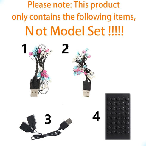 LED Light Kit for The Milky Way Galaxy, Lighting Set for Art 31212 (Model Set Not Included)