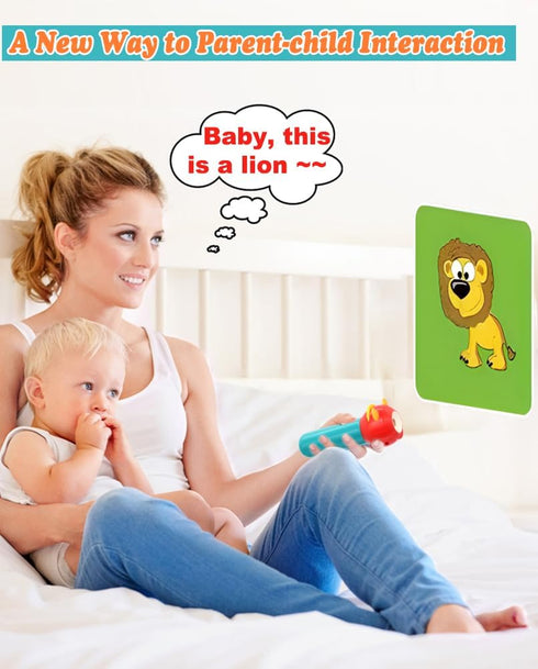 Children's Projector Toys, Electric Projected Torch Flashlight with 15 Discs, 120 Images Educational Learning Gifts for