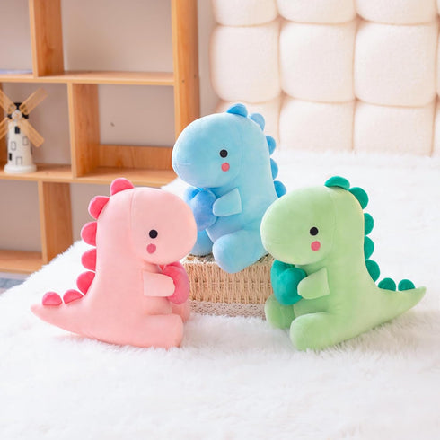 Toy(10.8 inch) Dinosaur Stuffed Animal, Dinosaur Plush Toy, Loving Soft Dino Plush Toy, Sweet Romantic Cute Dinosaur