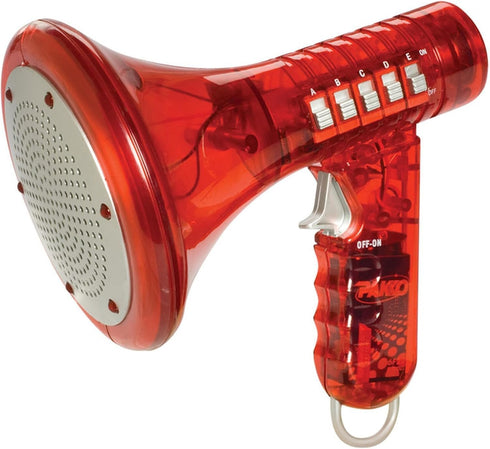 Toysmith Tech Gear Multi Voice Changer Megaphone Toy with 8 Voice Effects and LED Lights, Ages 5+