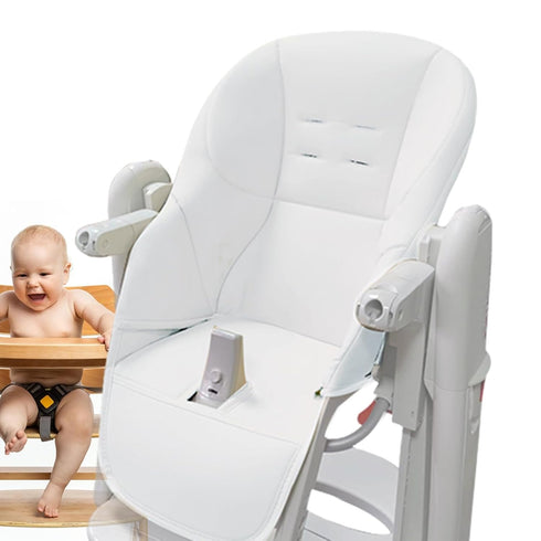 LAFANDE High Chair Covers for Baby, Baby Dining Chair Cushion, Breathable Cushion Dining Chair Cover, PU Leather Cover