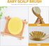 Essential Newborn Hair Care Kit - Wool Brush and Wooden Comb