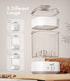 Bottle Sterilizer, Baby Bottle Steam Sterilizer, Electric Baby Bottle Sanitizer with Timer for Baby Bottles, Pacifiers