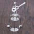 Veemoon Perpetual Motion Desktop Ornament, Small Physics Decor, Mini Iron Art for Home Office Decoration