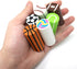 Honbay 6PCS Sports Themed Pencil Erasers - Basketball, Soccer, Football, Baseball, Tennis, Volleyball