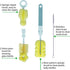 4-in-1 Set,Sponge Set Baby Bottle Brush Bottle Brush Cleaner with Nipple Cleaner,Straw Cleaning Brush,Long Handle Water