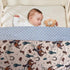 CLOSOCKEY 30 40 Inch Baby Blanket for Boys Girls Super Soft Double Layer Minky with Dotted Backing Cute Cow Crib