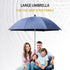 Nakazawa Convenient and Lightweight, Clip-On, Adjustable Steering, The top of the Umbrella can Adjusted to Bend
