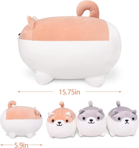5 16" Mommy 4 Shiba Inu Plush, PCS Shiba Inu Stuffed Animal Family, Corgi Plushie Cute Soft Plushies Pillow Toy Anime