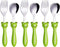 ANNOVA Kids Silverware 6 Pieces Set, Children's Flatware - Stainless Steel Cutlery - 3 Safe Forks, 3 Dinner Spoons