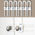 Premium Child-Proof Safety Bundle: 6 Adjustable Sliding Cabinet Door Code Locks & 2 Fridge Freezer Lock Latch Sets