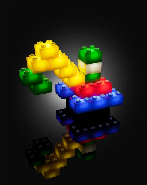 Light Stax Classic Light Up Building Bricks, 36 Blocks, Kids Building Blocks for Sensory Play