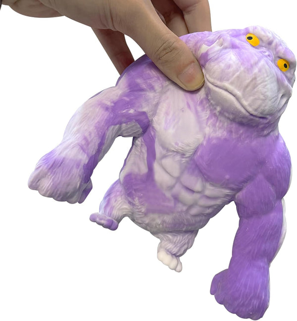 Super Stretchy Gorilla Fidget Toy (Purple) - Funny, Squishy & Perfect for Stress Relief, Collectible Sensory Toy