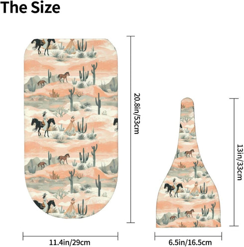 Sets Western Cowgirls and Desert Newborn Swaddle Blankets Hat Soft Baby Receiving Blanket Swaddle Sack for Baby Shower
