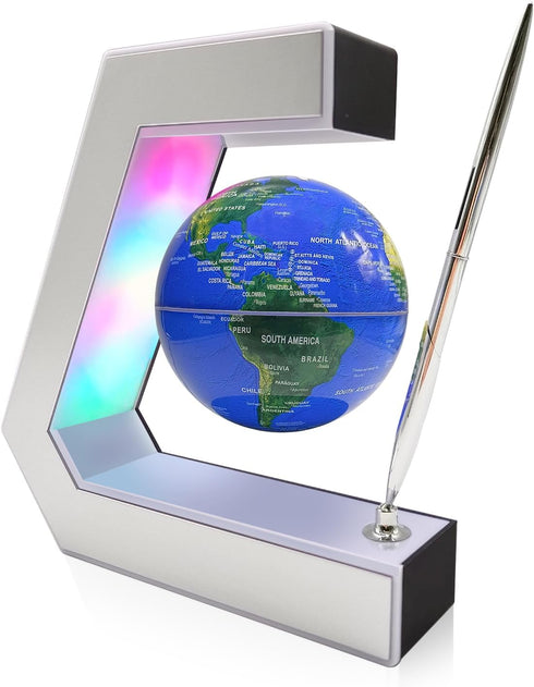 Flagest Magnetic Levitation Globe with LED Lights & Touch Control and Pen,