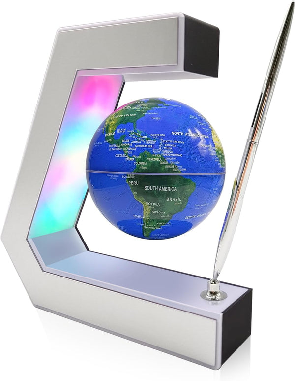 Flagest Magnetic Levitation Globe with LED Lights & Touch Control and Pen,
