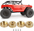 4pcs Brass SCX24 Wheel Hex Adaptor 5mm for AXI90081, AXI00001, AXI00002, 1/24 RC Car Upgrades Parts