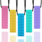 Chewy Necklaces for Sensory Kids, Building Block Chew Necklace Bundle for Boys and Girls, 5 Pack
