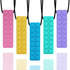 Chewy Necklaces for Sensory Kids, Building Block Chew Necklace Bundle for Boys and Girls, 5 Pack