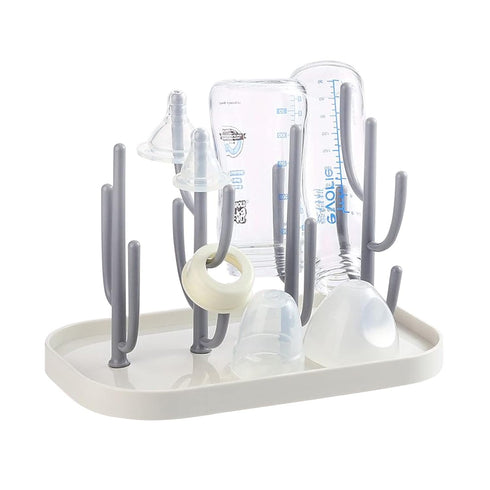 Pujito Baby Bottle Drying Rack with Tray, Creative Tree Branch Baby Bottle Dryer