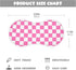 J JOYSAY 22''x11'' 4 Set sizex2 Checkered Plaid Hot Pink Baby Burp Cloths for Boys Girls Large Cotton Layer Burp