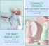 Gentle Electric Nail Polishing Tool in Soft Green - Safe for Newborn Grooming