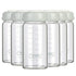 COMI Wide Neck Glass Breastmilk Collection n Storage Bottle, 8oz with Screw
