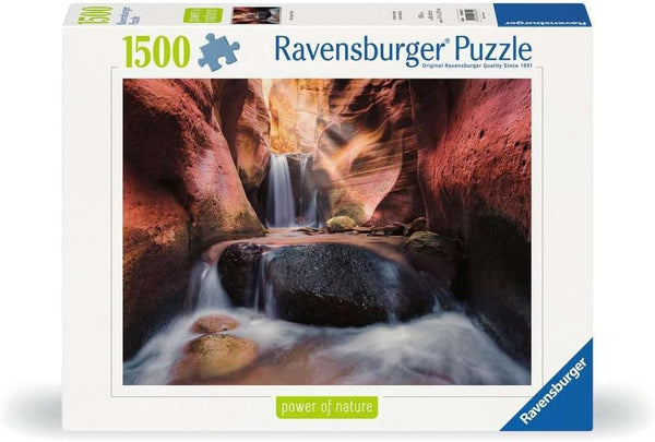 Ravensburger Puzzle 12000801 - Der Wasserfall im Red Canyon - 1500 Teile Puzzle for Adults