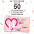 50 Pack She Said Yes Scratch Off Game, Engagement Proposal Cards for Couples, Bachelorette Party Ideas, Bridal Shower