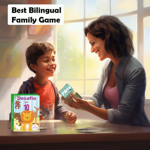 Spanish Animal Guessing Card Games for Kids - Fun Educational Activities, Bilingual Learning for Ages 5-9
