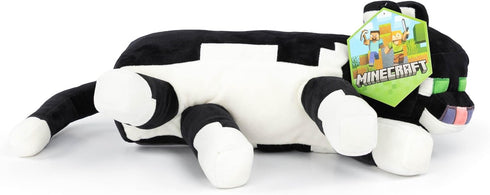 Minecraft 18 Inch Tuxedo Cat Plush Pillow Buddy, Super Soft Gamer Stuffed Animal