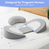 SRLON Pregnancy Pillow Wedge for Belly Support, Maternity Pillow for Pregnant Women Adjustable Memory Foam Pregnancy