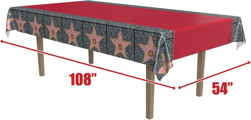 Red Carpet Star Tablecover - Beistle
