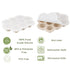 3-Pack 10 1oz/1.5-2 PandaEar Silicone Baby Food Freezer Trays with Lids - Small Portions per Tray (Approx. tbsp)