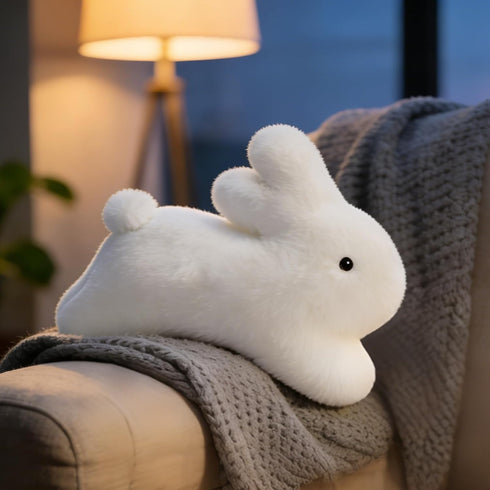 6 Pack Set MaoGoLan Plush Pillow Easter Stuffed Animals Bulk with Rabbit Shaped Throw Pillows Easter Egg Plush for Kids