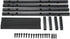 RC Car Alloy Tire Rack for 1.9'' 2.2" Tire Wheel Rim SCX10 D90 CC01 TRX4 RC Crawler (Black)