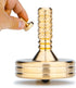 DjuiinoStar Premium Brass Spinning Top: Deeply Engraved Long Grip, Long Spin Time,