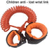 Baby Child Anti-Lost Safety Wrist Link Harness Strap - Walking Hand Belt for Toddlers, Kids (1.5m Orange)