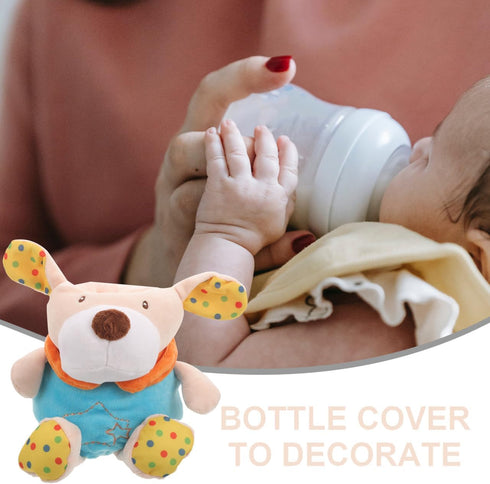 Cute Stuffed Animal Milk Bottle Holder Sleeve for Infants