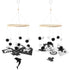 HyDren Baby Mobile for Crib Black and White Crib Mobile Nursery Crib