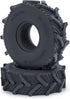 1.0inches Mud Tires 4pcs 62mm Rubber Crawler Wheel Tires for 1/18 TRX4M 1/24 Axial Scx24 Deadbolt C10 JLU CRC B-17 AXI00005 AXI00006 Upgrade