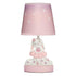Bedtime Originals Tiny Dancer Bunny & Stars Pink Nursery Lamp with Shade