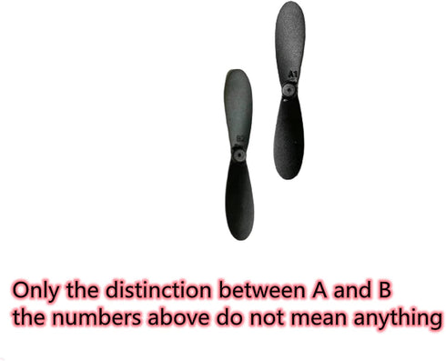 skrnrhrery 0.8MM length42MM (42mm) mini Propeller, Suitable for RC Aircraft Special Nylon Props Central axis Blade