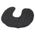 U-Shaped Nursing Pillow Cover - Black Geometric Print, Soft & Washable