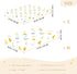 miaozhen 1 Pack 52x28 Cotton Baby Crib Sheets Ultra Soft Mallard Duck Offwhite Toddler Bed Cover for Nursery Decor cuna