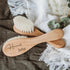 IEK (3PCS) Personalized Baby Hairbrushes Engrave Infant Name Wooden Newborn Hair Brush Comb Brush
